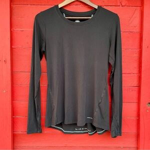 Healing Hands Mackenzie long sleeve fitted hi-low scrub top